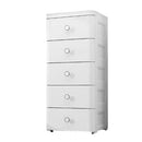 Plastic Storage Cabinet 5 Drawer 37*31*83.50 cm