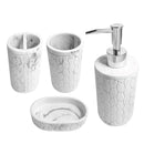 Toothbrush & Soap Holder Set/4 Pcs