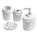 Toothbrush & Soap Holder Set/4 Pcs