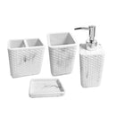 Toothbrush & Soap Holder Set/4 Pcs