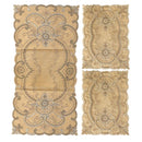 Abstract Pattern Plastic Dining Table Placemat Set/3 Pcs