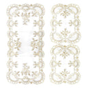 Abstract Pattern Plastic Dining Table Placemat Set/3 Pcs