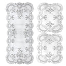 Abstract Pattern Plastic Dining Table Placemat Set/3 Pcs