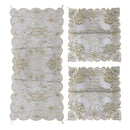 Abstract Pattern Plastic Dining Table Placemat Set/3 Pcs