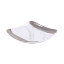 Melamine Square Plate Abstract Design 7.5''