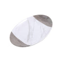 Melamine Oval Plate Abstract Design 11''