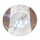 Melamine Round Plate Abstract Design 12''