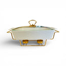 Ceramic Chafing Dish Food Warmer 12"  cm