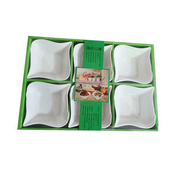 Ceramic Nuts and Snack Bowl Set of 6 Pcs 9*9 cm