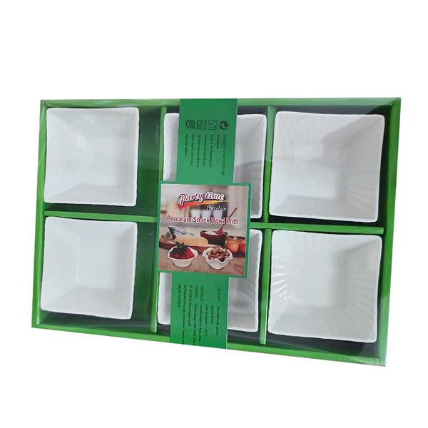 Ceramic Nuts and Snack Bowl Set of 6 Pcs 9*9 cm