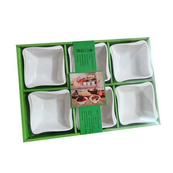 Ceramic Nuts and Snack Bowl Set of 6 Pcs 9*9 cm