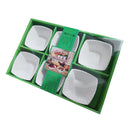 Ceramic Nuts and Snack Bowl Set/6 Pcs 9*9 cm