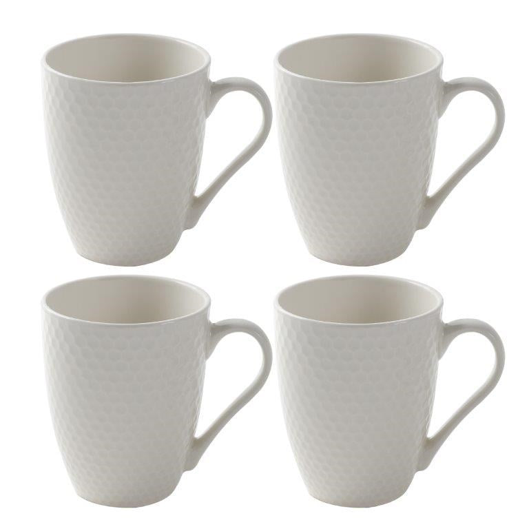 Ceramic Coffee Mug Set of 4 Pcs 8.5*10.5/330 ml