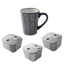 Ceramic Coffee Mug Set of 4 Pcs 330 ml
