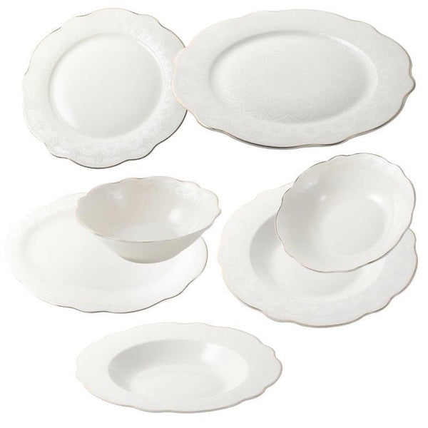 Ceramic Dinner Set of 26 Pcs (need inspect)