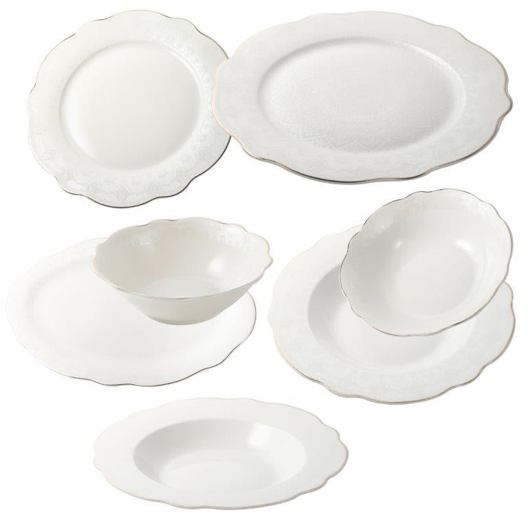 Ceramic Dinner Set of 26 Pcs (need inspect)