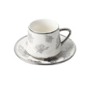Ceramic Coffee Cup & Saucer Set/6 Pcs 90ml