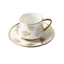 Ceramic Tea Cup & Saucer Set/6 Pcs 180ml