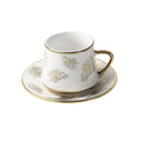 Ceramic Coffee Cup & Saucer Set/6 Pcs 90ml