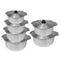 Aluminium Cooking Pot Casserole Set of 6 Pcs 18.5/21.5/23.5/26.5/29.5/31.5 cm