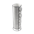 Stackable Ceramic Tea Cup Set of 4 Pcs with Stand 230 ml