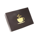 Ceramic Coffee Cup and Saucer Set of 6 Pcs 80 ml
