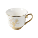 Ceramic Coffee Cup and Saucer Set of 6 Pcs 80 ml