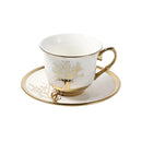 Ceramic Coffee Cup and Saucer Set of 6 Pcs 80 ml