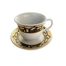 Ceramic Tea Cup & Saucer Set/6 Pcs  220 ml