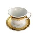 Ceramic Tea Cup & Saucer Set/6 Pcs  220 ml