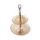 Multi layer Glass Cake Stand 30*50 cm