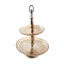 Multi layer Glass Cake Stand 30*50 cm