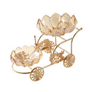 Glass Craft Wedding Table Centrepiece 35*20 cm