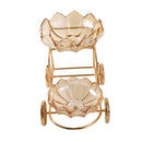Glass Craft Wedding Table Centrepiece 35*20 cm