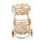 Glass Craft Wedding Table Centrepiece 35*20 cm