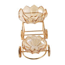 Glass Craft Wedding Table Centrepiece 35*20 cm