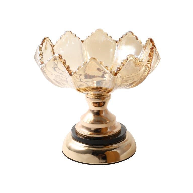 Glass Craft Wedding Table Centrepiece 20*18 cm