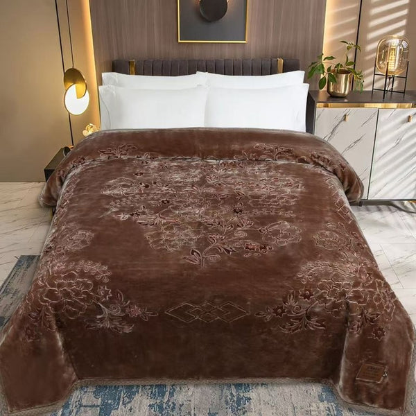 Super Soft Fluffy Warm Double Layer King Blanket 220*260 cm