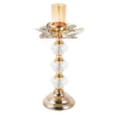 Glass Craft Wedding Table Centrepiece Candleholder 35cm