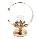 Glass Craft Wedding Table Centrepiece Candleholder 21cm