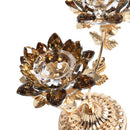 Glass Craft Wedding Table Centrepiece Candleholder 24*24cm