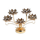 Glass Craft Wedding Table Centrepiece Candleholder 40*27cm