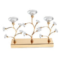 Glass Craft Wedding Table Centrepiece Candleholder 23*8*20cm