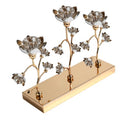 Glass Craft Wedding Table Centrepiece Candleholder 23*8*20cm