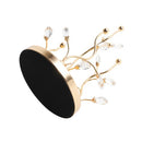 Glass Craft Wedding Table Centrepiece Candleholder 24*19.5cm