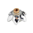 Glass Craft Wedding Table Centrepiece Candleholder 24*19.5cm