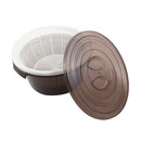 Plastic Bucket with Lid 40*40*21 cm