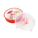 Plastic Divided Round Snack Box 28*28*8 cm