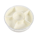 Plastic Divided Round Snack Box 27*8*25.5