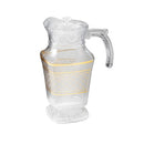 Deco Glass Jug & Tumbler Set of 7 Pcs